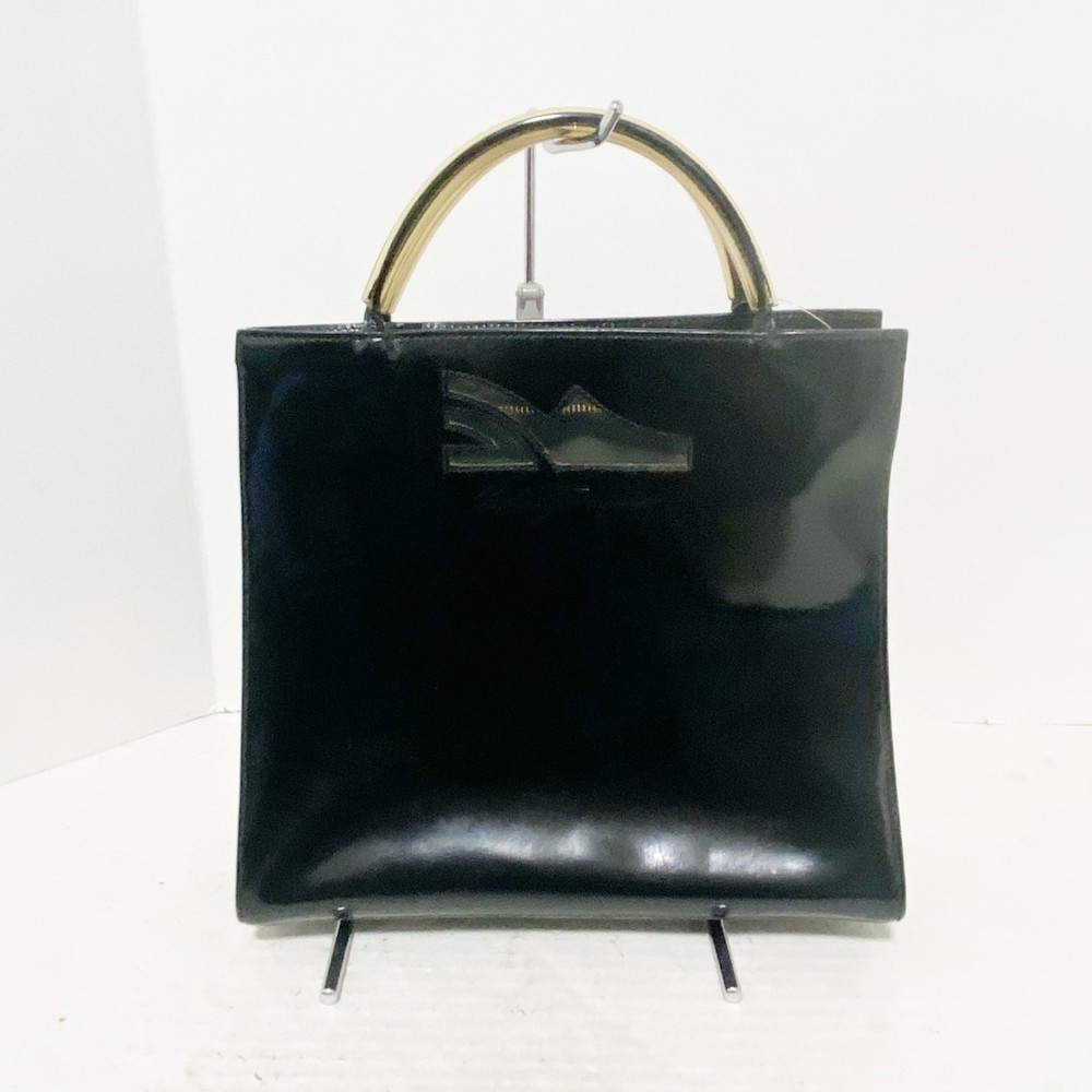 Salvatore Ferragamo Leather Handbag Black